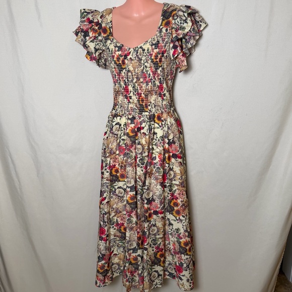 Ivy City Hattie Dress in Rose Vine size Large - Picture 4 of 8